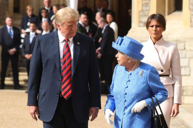 Trump welcomed to Buckingham Palace by Queen Elizabeth ~ WIC News