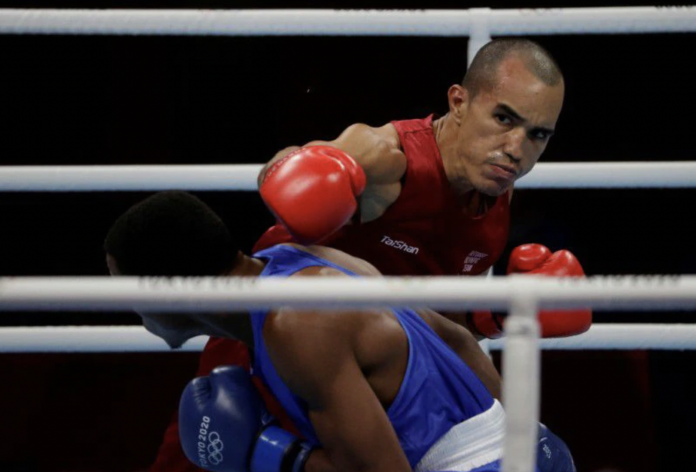 El boxeador venezolano Eltrich Cella