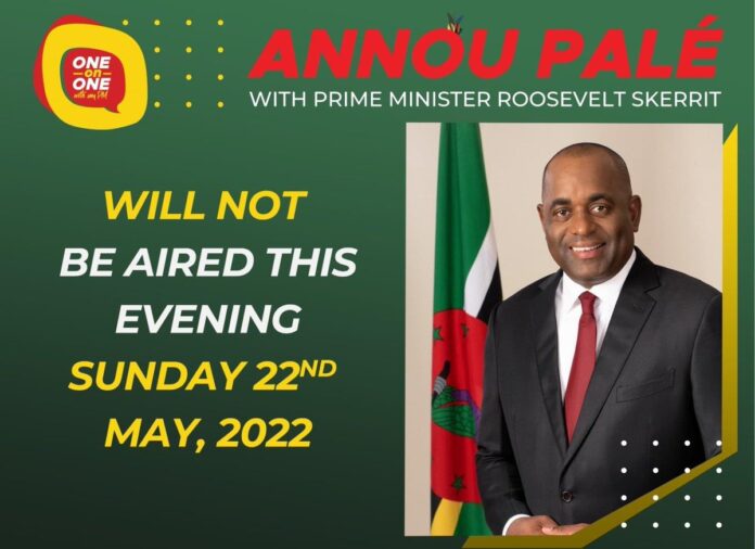 Dominica PM Roosevelt Skerrit s Annou Pale Show Will Not Be Aired 